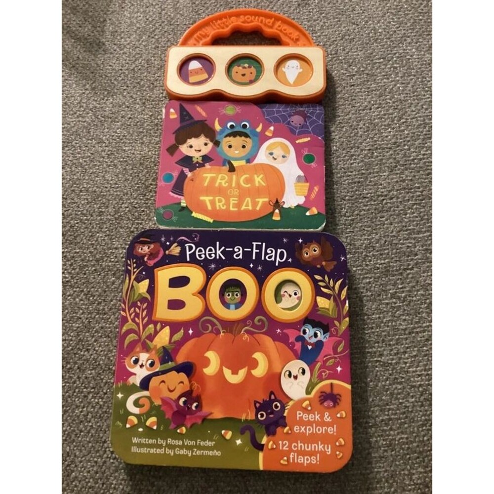 Halloween Board Books set/2 Work!